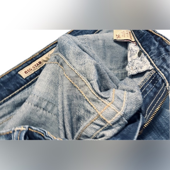 BIG STAR CASEY ⭐️ Womens Blue Low-Rise Bootcut Jeans ⭐️ Size 29L (Like-New) - Picture 9 of 9